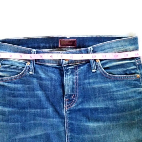 Mother Straight A Midi Skirt ::9 - Picture 4 of 6